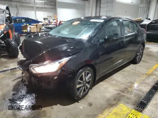 2021 Nissan Versa SV with VIN 3N1CN8EVXML894666, listed as a Copart auction lot 41334855 with 58,310 mi miles and Salvage Title. Bid and sale history available at DreamBid. Image 1.
