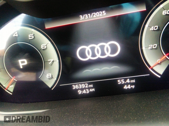 2021 Audi Q8 Premium Plus with VIN WA1EVAF11MD005634, listed as a IAAI auction lot 41919643 with 36,392 mi miles. Bid and sale history available at carsss.com. Image 15.