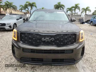 2022 Kia Telluride EX with VIN 5XYP3DHC6NG265213, listed as a Copart auction lot 50172375 with 58,458 mi miles and Salvage Title. Bid and sale history available at carsss.com. Image 5.