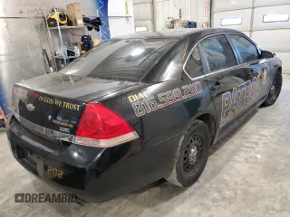 2011 Chevrolet Impala Police Police with VIN 2G1WD5EMXB1137065, listed as a Copart auction lot 82906884 with 0 mi miles and Salvage Title. Bid and sale history available at carsss.com. Image 3.