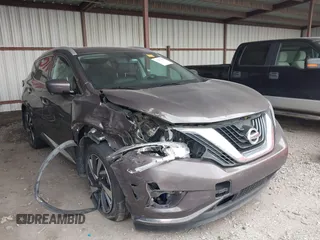 2017 Nissan Murano SL with VIN 5N1AZ2MH7HN180884, listed as a IAAI auction lot 42567709 with 92,977 mi miles and . Bid and sale history available at DreamBid. Image 1.