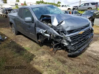 2021 Chevrolet Colorado 4WD Work Truck with VIN 1GCHTBENXM1200040, listed as a Copart auction lot 43619954 with 35,569 mi miles and Non Repairable. Bid and sale history available at carsss.com. Image 4.