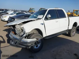 2001 Ford F-150 SuperCrew XLT with VIN 1FTRW07L71KC43347, listed as a IAAI auction lot 41743441 with 1 mi miles. Bid and sale history available at carsss.com. Image 2.