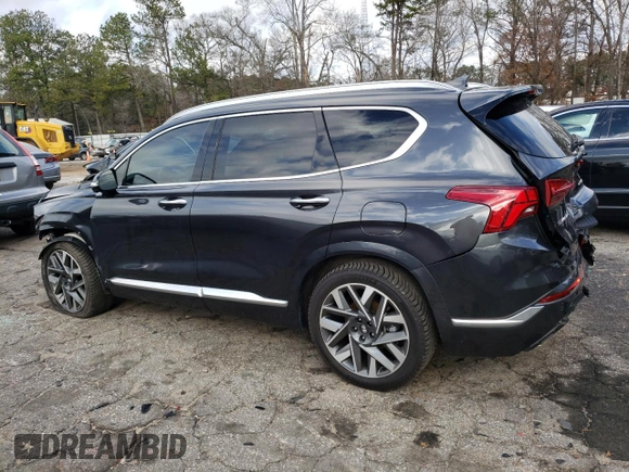 2022 Hyundai Santa Fe Calligraphy with VIN 5NMS54AL7NH411882, listed as a Copart auction lot 85876934 with 52,978 mi miles and Salvage Title. Bid and sale history available at carsss.com. Image 2.