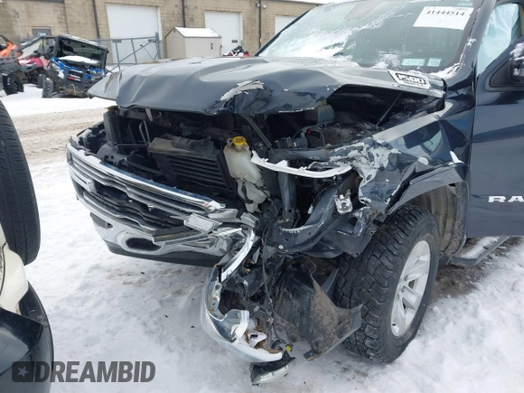 2019 Ram 1500 Laramie with VIN 1C6SRFDT3KN556578, listed as a IAAI auction lot 41444514 with 91,365 mi miles. Bid and sale history available at carsss.com. Image 6.
