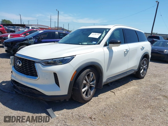 2024 Infiniti QX60 Luxe with VIN 5N1DL1FS0RC338206, listed as a IAAI auction lot 42236710 with 17,837 mi miles and . Bid and sale history available at DreamBid. Image 16.