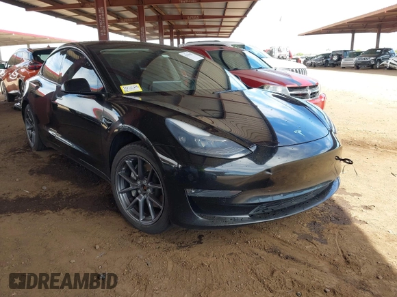 2022 Tesla Model 3 Long Range with VIN 5YJ3E1EB3NF257077, listed as a IAAI auction lot 42086629 with Not Provided miles and . Bid and sale history available at DreamBid. Image 1.