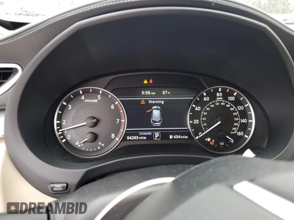 2019 Infiniti QX50 Essential with VIN 3PCAJ5M38KF123407, listed as a Copart auction lot 47766485 with 54,263 mi miles and Salvage Title. Bid and sale history available at DreamBid. Image 9.