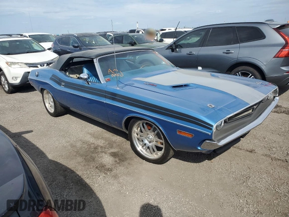 1971 Dodge Challenger с VIN JH27G1B283068, выставлен на аукционе Copart как лот 75908744 с пробегом 3 839 миль миль и Списание • Salvage title. История ставок и продаж доступна на DreamBid. Изображение 4.