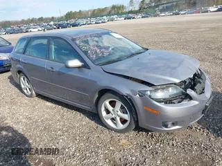 2006 Mazda 6 S Sport VE with VIN 1YVHP82D165M03312, listed as a IAAI auction lot 39201554 with 96,270 mi miles and . Bid and sale history available at carsss.com. Image 1.