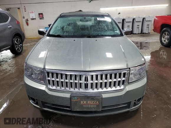 2008 Lincoln MKZ with VIN 3LNHM28T58R629763, listed as a Copart auction lot 51711435 with 88,828 mi miles and Salvage title. Bid and sale history available at DreamBid. Image 5.