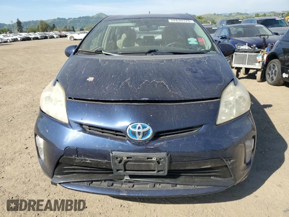2012 Toyota Prius One with VIN JTDKN3DU9C1577665, listed as a Copart auction lot 52639725 with 193,980 mi miles and Salvage Title. Bid and sale history available at DreamBid. Image 5.