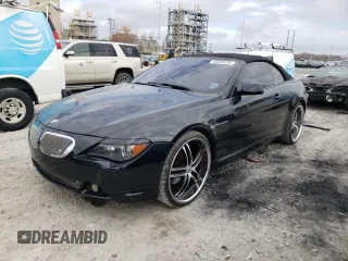2006 BMW 6 Series 650Ci with VIN WBAEK134X6CN79328, listed as a Copart auction lot 43228135 with 93,497 mi miles and Clean Title. Bid and sale history available at carsss.com. Image 1.