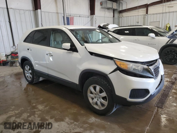 2012 Kia Sorento LX with VIN 5XYKT3A18CG233549, listed as a Copart auction lot 52532305 with 163,735 mi miles and Non Repairable. Bid and sale history available at DreamBid. Image 4.