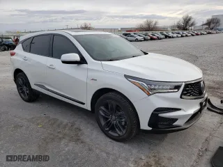 2020 Acura RDX w/A-Spec Pkg with VIN 5J8TC1H65LL021661, listed as a Copart auction lot 72860402 with 29,012 mi miles. Bid and sale history available at carsss.com. Image 4.