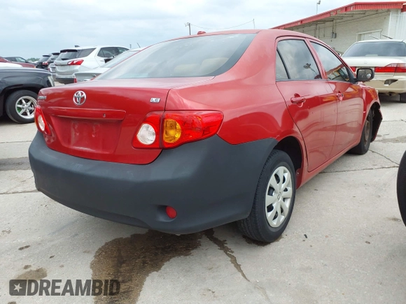 2009 Toyota Corolla with VIN 1NXBU40E89Z158636, listed as a IAAI auction lot 42142036 with 181,943 mi miles. Bid and sale history available at carsss.com. Image 4.