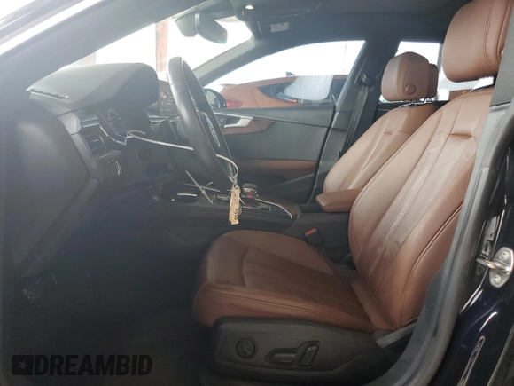 2019 Audi A5 Sportback Premium with VIN WAUANCF50KA068853, listed as a Copart auction lot 71626813 with 25,373 mi miles. Bid and sale history available at carsss.com. Image 7.