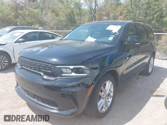 2024 Dodge Durango GT Plus with VIN 1C4RDHDG2RC118080, listed as a IAAI auction lot 41870502 with 30,798 mi miles and . Bid and sale history available at DreamBid. Image 2.