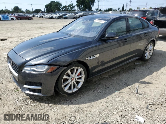 2017 Jaguar XF 35t R-Sport with VIN SAJBF4BV3HCY33746, listed as a Copart auction lot 72016684 with 69,681 mi miles and Clean Title. Bid and sale history available at carsss.com. Image 1.