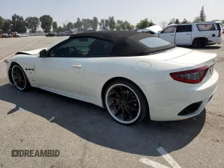 2018 Maserati GranTurismo Convertible Sport with VIN ZAM45VMA6J0278885, listed as a Copart auction lot 68682793 with 46,371 mi miles. Bid and sale history available at carsss.com. Image 2.