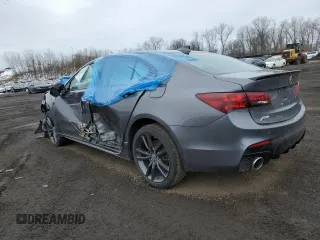 2020 Acura TLX w/A-Spec Pkg with VIN 19UUB3F6XLA002864, listed as a Copart auction lot 45631205 with 59,013 mi miles and Salvage Title. Bid and sale history available at carsss.com. Image 2.