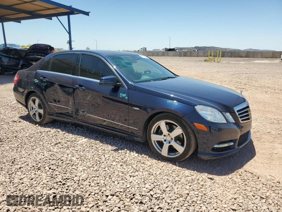 2012 Mercedes-Benz E 350 Luxury with VIN WDDHF5KB7CA629577, listed as a Copart auction lot 56665025 with 84,633 mi miles and Salvage title. Bid and sale history available at DreamBid. Image 4.
