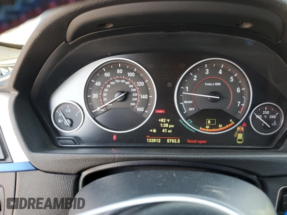 2014 BMW 4 Series 435i with VIN WBA3R1C56EF774500, listed as a Copart auction lot 46675765 with 133,912 mi miles and Salvage Title. Bid and sale history available at carsss.com. Image 9.