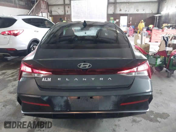 2024 Hyundai Elantra SEL with VIN KMHLM4DG0RU800279, listed as a IAAI auction lot 41523141 with 6,288 mi miles. Bid and sale history available at carsss.com. Image 16.