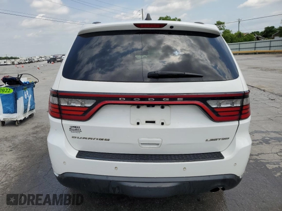 2014 Dodge Durango Limited with VIN 1C4RDHDG9EC551776, listed as a Copart auction lot 54954415 with 195,798 mi miles and Salvage title. Bid and sale history available at DreamBid. Image 6.