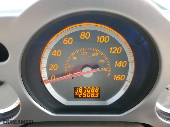 2007 Nissan Murano S with VIN JN8AZ08W47W601376, listed as a Copart auction lot 67046704 with 187,088 mi miles and Salvage Title. Bid and sale history available at carsss.com. Image 9.