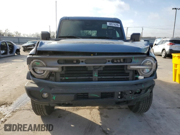 2024 Ford Bronco Big Bend z VIN 1FMDE7BH7RLA03788, wystawiony jako Copart lot #48574295 z przebiegiem 10 597 mil mil oraz Szkoda całkowita • Salvage title. Historia ofert i sprzedaży dostępna na DreamBid. Obrazek 5.