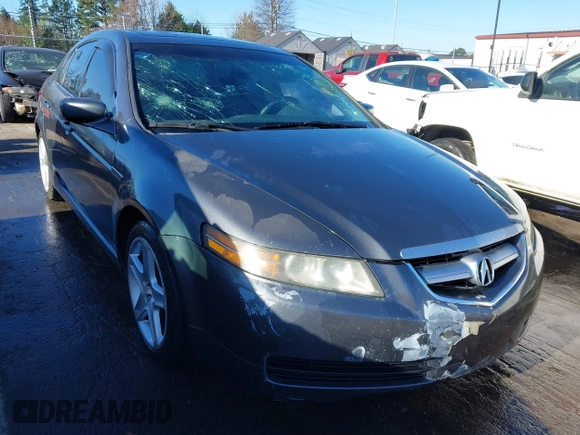 2005 Acura TL with VIN 19UUA662X5A050563, listed as a IAAI auction lot 41817787 with 244,739 mi miles. Bid and sale history available at carsss.com. Image 1.