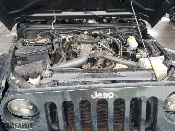 2010 Jeep Wrangler Mountain with VIN 1J4AA2D1XAL176452, listed as a Copart auction lot 72231974 with 117,610 mi miles and Salvage Title. Bid and sale history available at carsss.com. Image 11.