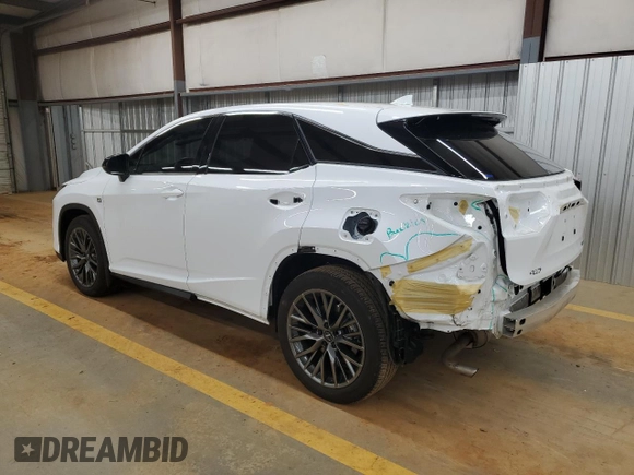 2022 Lexus RX with VIN 2T2YZMDA2NC339368, listed as a Copart auction lot 50353415 with 19,733 mi miles and Salvage Title. Bid and sale history available at carsss.com. Image 2.
