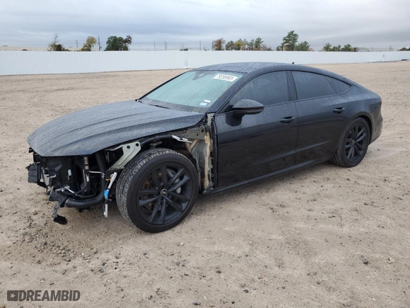 2023 Audi A7 Prestige with VIN WAUV2BF21PN036486, listed as a Copart auction lot 79288993 with 9,973 mi miles. Bid and sale history available at carsss.com. Image 1.
