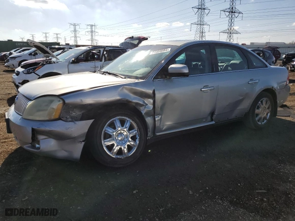 2007 Mercury Montego Premier with VIN 1MEHM43127G614096, listed as a Copart auction lot 77359084 with 121,444 mi miles and Salvage Title. Bid and sale history available at carsss.com. Image 1.
