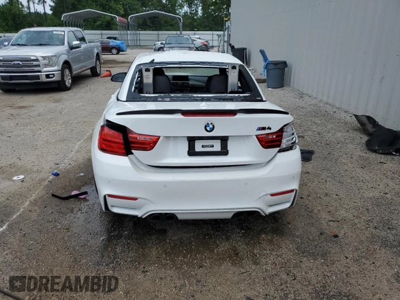 2017 BMW M4 with VIN WBS3U9C58HP970803, listed as a Copart auction lot 60145424 with 70,873 mi miles and Salvage Title. Bid and sale history available at carsss.com. Image 6.