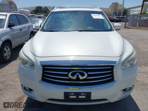 2014 Infiniti QX60 with VIN 5N1AL0MM6EC504157, listed as a IAAI auction lot 42152513 with 217,296 mi miles and . Bid and sale history available at carsss.com. Image 12.