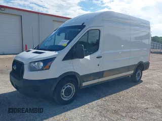 2023 Ford Transit Cargo with VIN 1FTBR1X81PKB46146, listed as a IAAI auction lot 42180262 with 75,169 mi miles and . Bid and sale history available at DreamBid. Image 23.