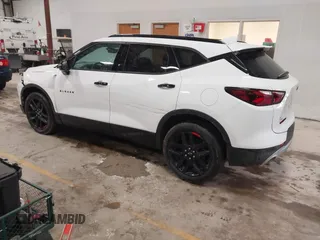 2022 Chevrolet Blazer LT with VIN 3GNKBJRS0NS180956, listed as a IAAI auction lot 41734343 with 66,226 mi miles and . Bid and sale history available at DreamBid. Image 3.