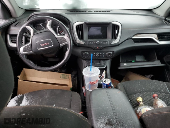 2019 GMC Terrain SLE with VIN 3GKALTEV2KL133063, listed as a Copart auction lot 45208415 with 132,504 mi miles and Salvage Title. Bid and sale history available at DreamBid. Image 8.