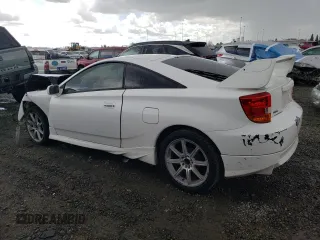 2002 Toyota Celica GT with VIN JTDDR32T220138142, listed as a Copart auction lot 49143375 with 222,464 mi miles and Salvage Title. Bid and sale history available at carsss.com. Image 2.