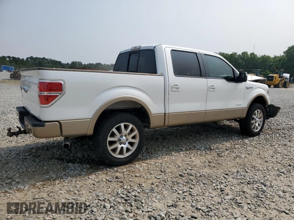 2013 Ford F-150 XL with VIN 1FTFW1ET1DKF45748, listed as a Copart auction lot 58927545 with 236,062 mi miles and Salvage title. Bid and sale history available at DreamBid. Image 3.