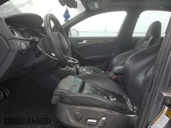 2013 Audi S4 Prestige with VIN WAUKGAFL1DA050754, listed as a Copart auction lot 45048155 with 82,012 mi miles and Salvage Title. Bid and sale history available at DreamBid. Image 7.
