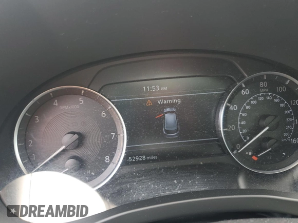 2020 Infiniti QX50 Luxe with VIN 3PCAJ5M18LF107837, listed as a Copart auction lot 62527265 with 52,928 mi miles and Clean title. Bid and sale history available at DreamBid. Image 9.