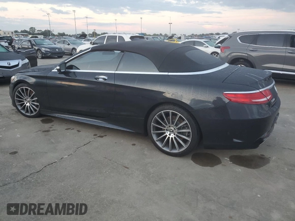 2017 Mercedes-Benz S 550 with VIN WDDXK8CBXHA030039, listed as a Copart auction lot 73790674 with 18,052 mi miles and Non Repairable. Bid and sale history available at DreamBid. Image 2.