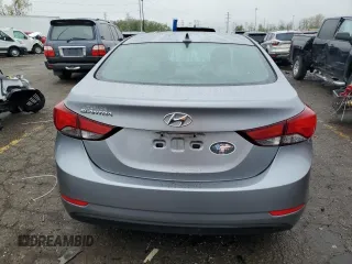 2015 Hyundai Elantra SE z VIN 5NPDH4AE6FH566008, wystawiony jako Copart lot #55693855 z przebiegiem 156 372 mil mil oraz Szkody całkowita. Historia ofert i sprzedaży dostępna na DreamBid. Obrazek 6.