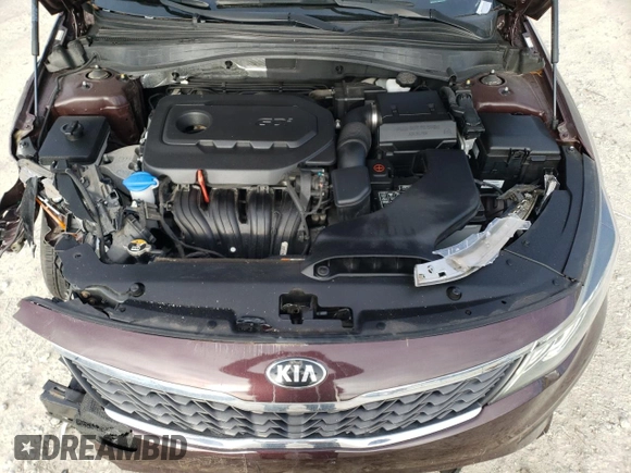 2019 Kia Optima LX with VIN 5XXGT4L33KG352722, listed as a Copart auction lot 87468804 with 49,167 mi miles and Salvage Title. Bid and sale history available at DreamBid. Image 11.