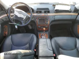 2001 Mercedes-Benz S-Class with VIN WDBNG70J41A147953, listed as a Copart auction lot 47106675 with 0 mi miles and Salvage Title. Bid and sale history available at carsss.com. Image 8.