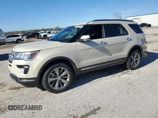 2018 Ford Explorer Limited with VIN 1FM5K8FH0JGC40519, listed as a Copart auction lot 80051804 with 57,786 mi miles and Salvage Title. Bid and sale history available at carsss.com. Image 1.